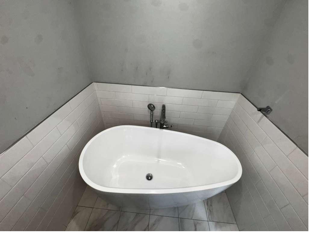 Clean modern bathroom